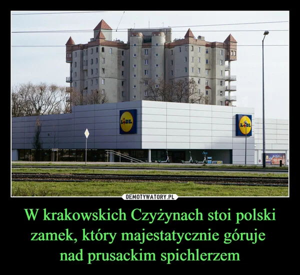 
    W krakowskich Czyżynach stoi polski zamek, który majestatycznie góruje nad prusackim spichlerzem