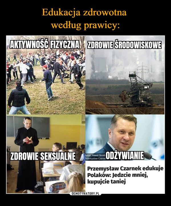 
    Edukacja zdrowotna według prawicy: