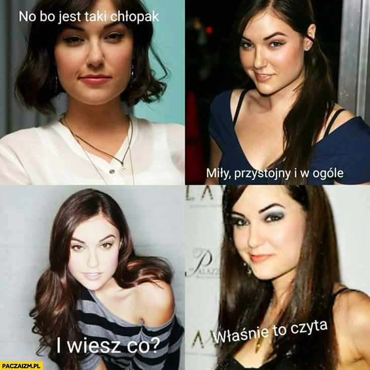 
    Sasha Grey no bo jest taki chłopak miły, przystojny i w ogóle i wiesz co? Właśnie to czyta