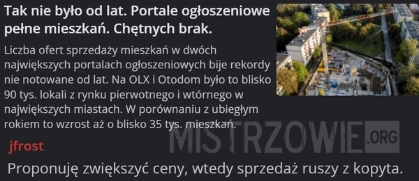 
    Portale ogłoszeniowe pełne mieszkań