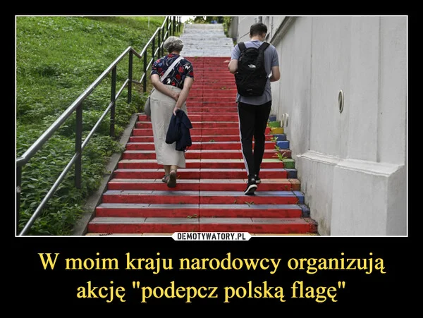 
    W moim kraju narodowcy organizują akcję 