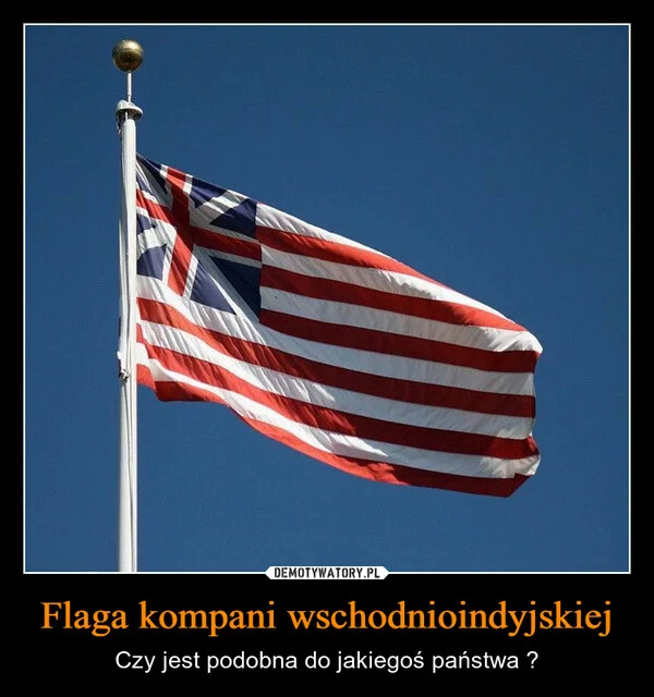 
    Flaga kompani wschodnioindyjskiej