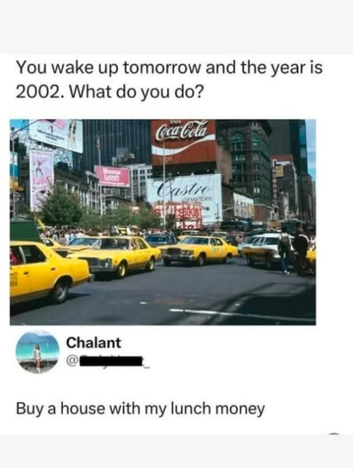 
    Going back to 2002 to get rich