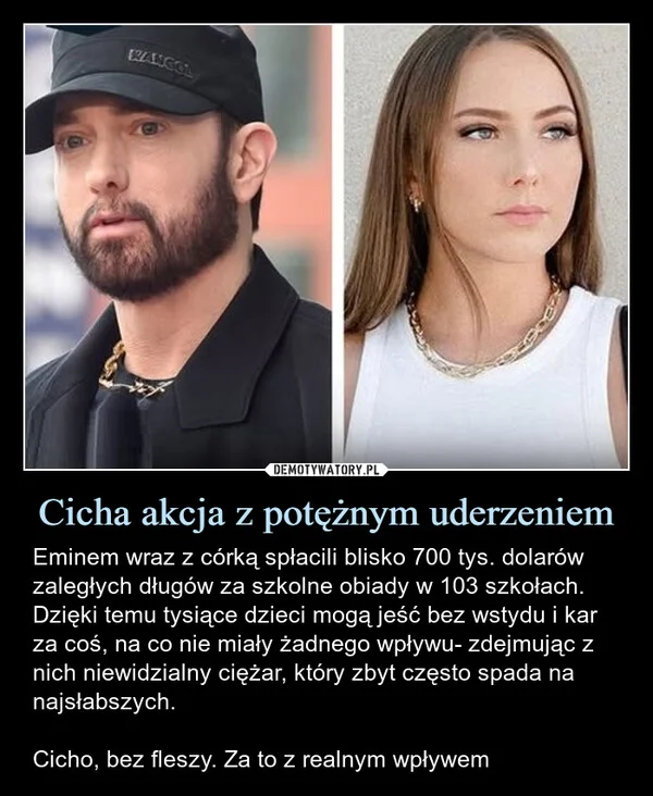 
    Cicha akcja z potężnym uderzeniem