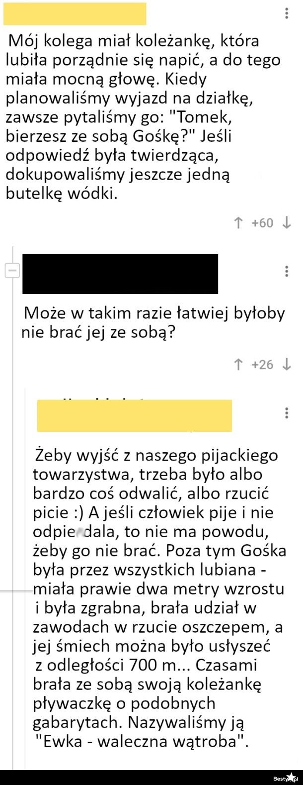 
    Koleżanka z mocną głową 