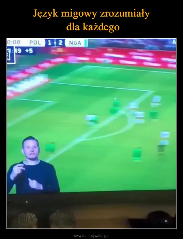 Język migowy zrozumiały dla każdego