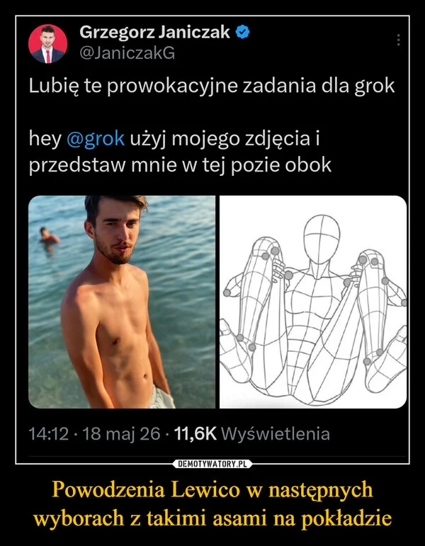 
    Powodzenia Lewico w następnych wyborach z takimi asami na pokładzie
