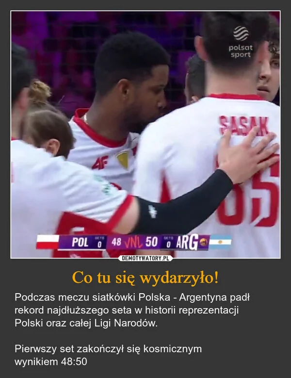 
    Co tu się wydarzyło!