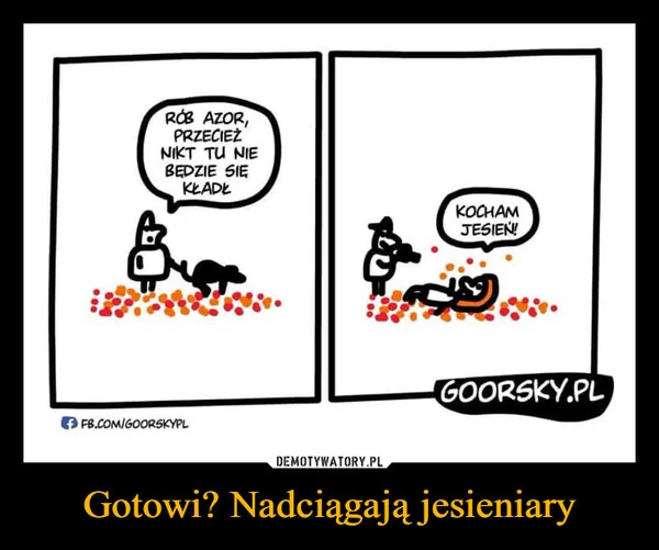 
    Gotowi? Nadciągają jesieniary