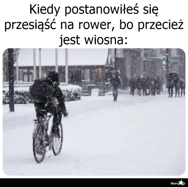 
    Miła i wiosenna przejażdżka podczas powrotu z pracy 