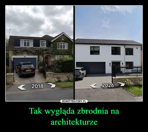 Tak wygląda zbrodnia na architekturze