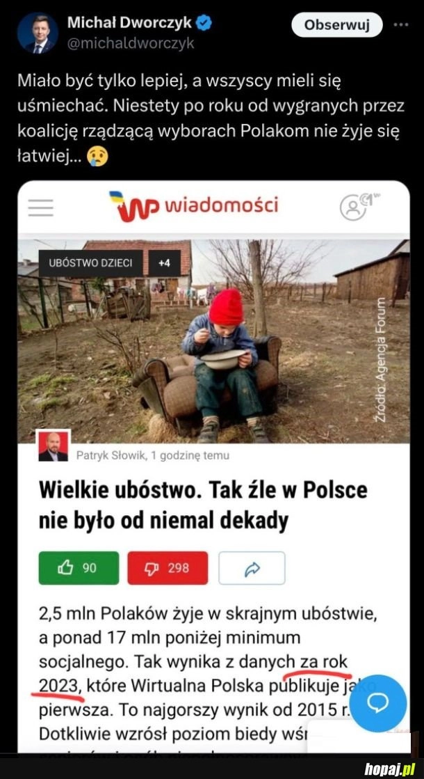 
    Podworował i skasował