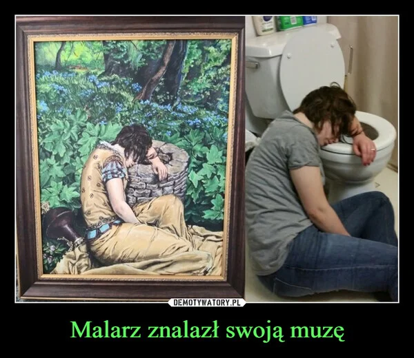 
    Malarz znalazł swoją muzę