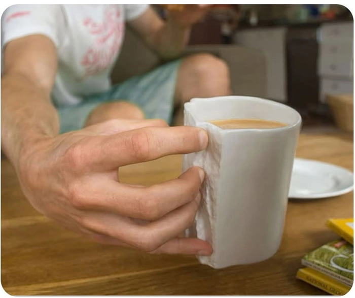 
    Coffee mug.. for rock climbers