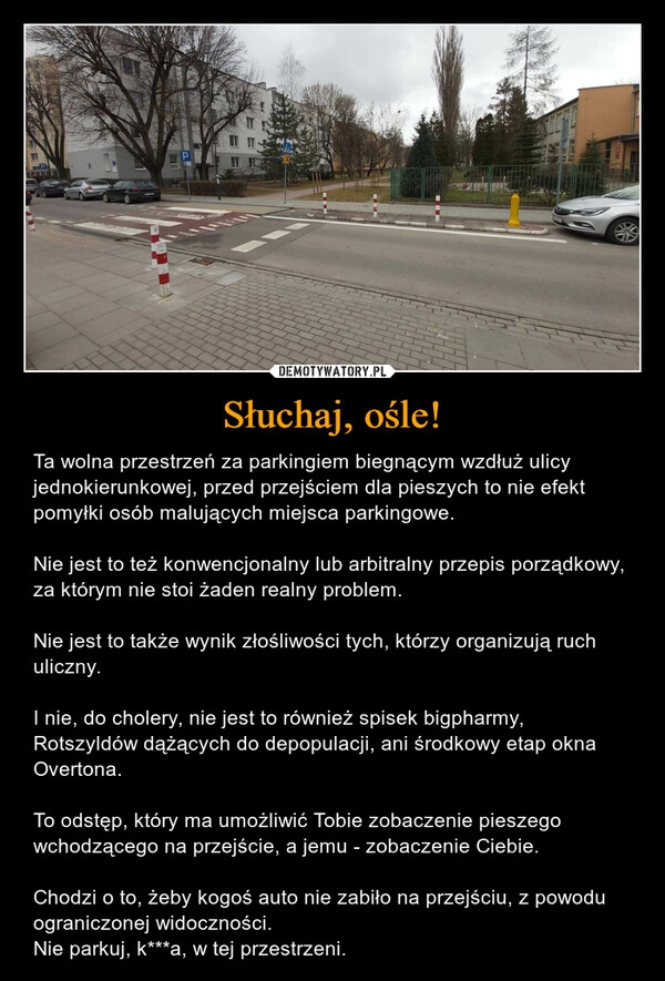 
    Słuchaj, ośle!