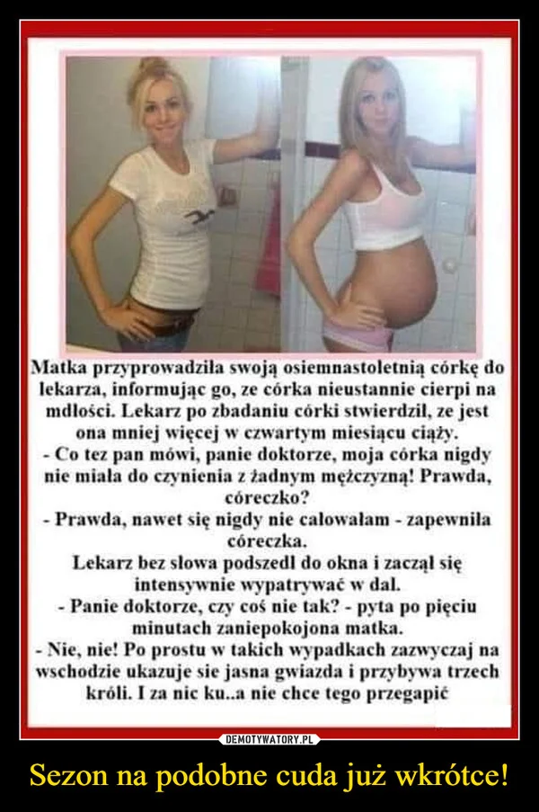 
    Sezon na podobne cuda już wkrótce!