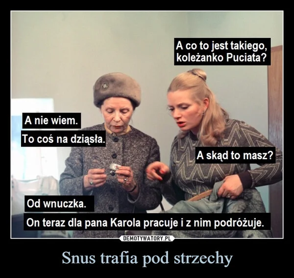 
    Snus trafia pod strzechy