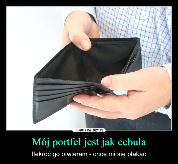Mój portfel jest jak cebula