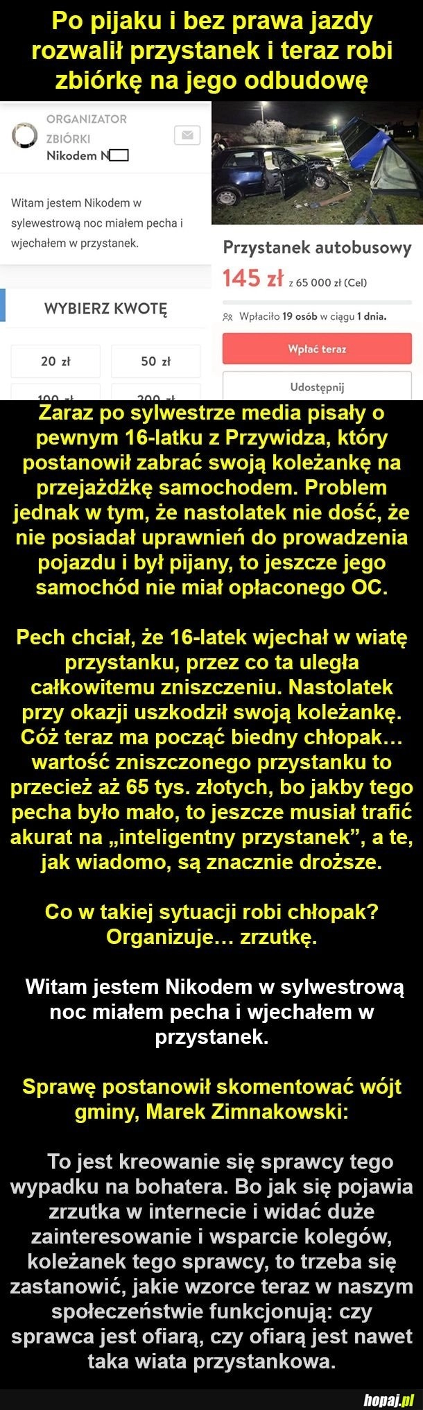 
    Zbiórka na wypadek