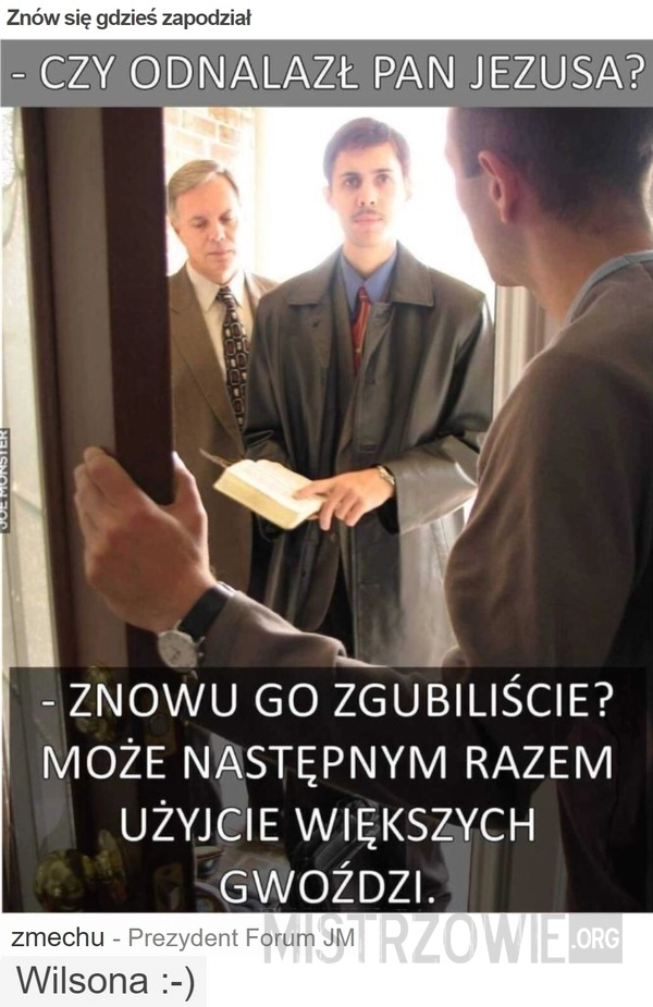 
    Znów się gdzieś zapodział