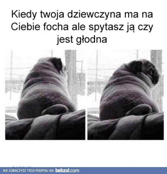 
    Kiedy twoja dziewczyna ma focha