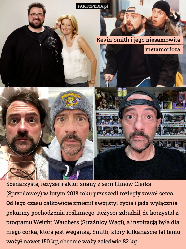 
    Kevin Smith i jego niesamowita 
metamorfoza.