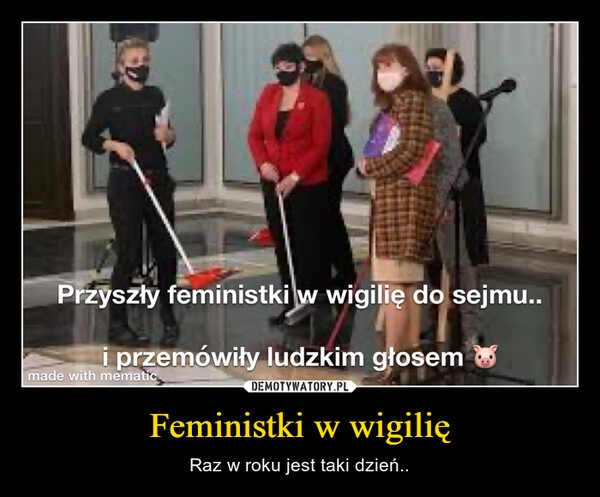 
    
Feministki w wigilię 