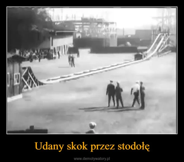
    Udany skok przez stodołę