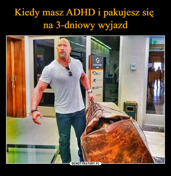 
    Kiedy masz ADHD i pakujesz się na 3-dniowy wyjazd