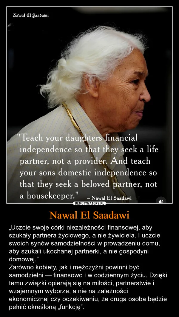 
    Nawal El Saadawi