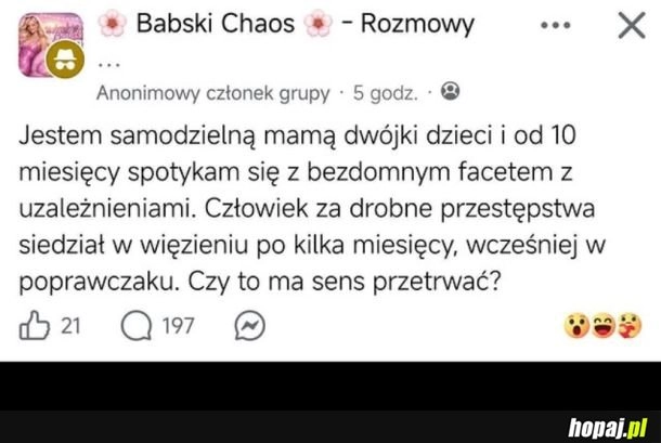 
    Trzeba dać szansę