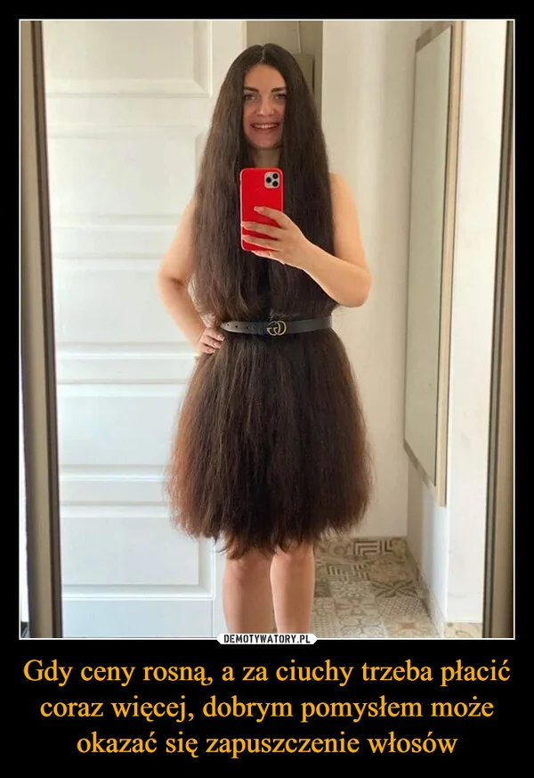 
    Gdy ceny rosną, a za ciuchy trzeba płacić coraz więcej, dobrym pomysłem może okazać się zapuszczenie włosów