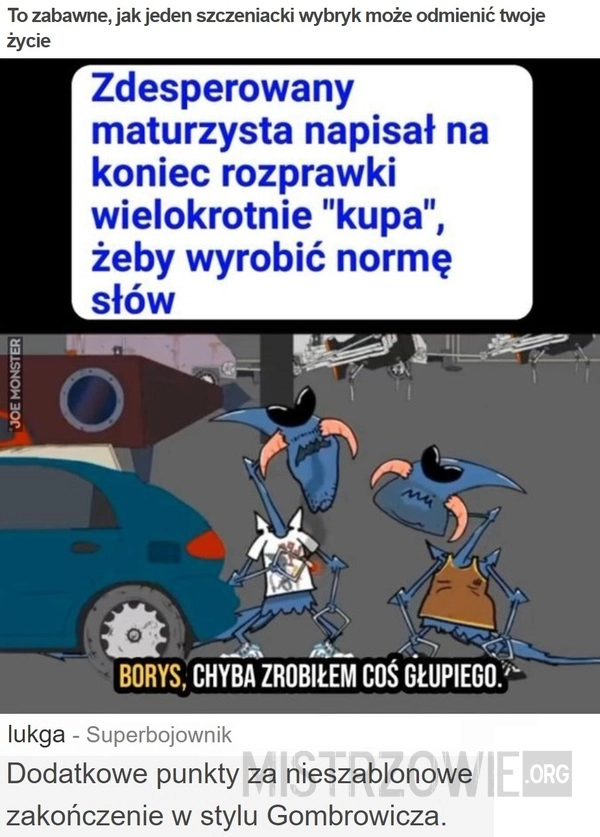 
    Maturzysta