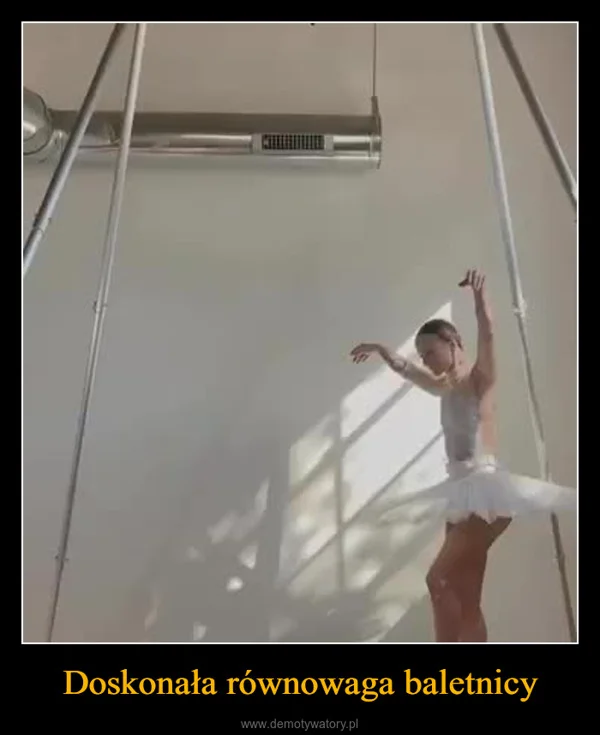 
    Doskonała równowaga baletnicy