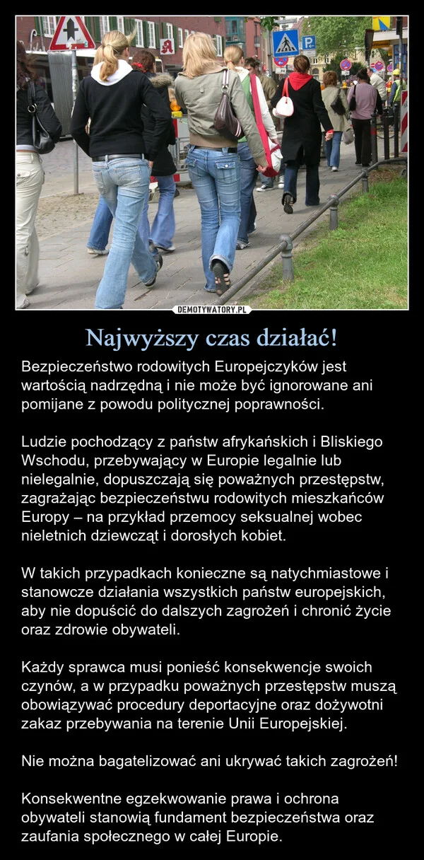 
    Najwyższy czas działać!