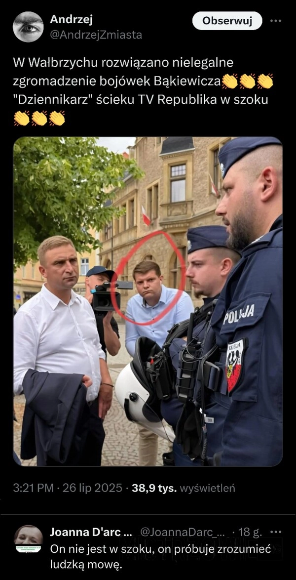
    Nielegalne zgromadzenie