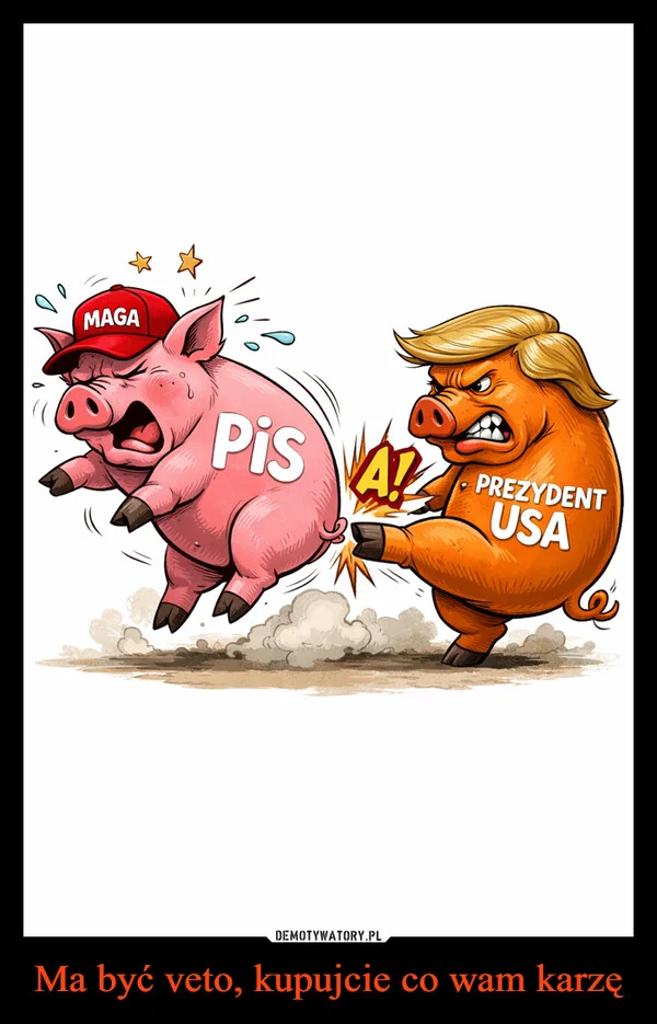 
    Ma być veto, kupujcie co wam karzę
