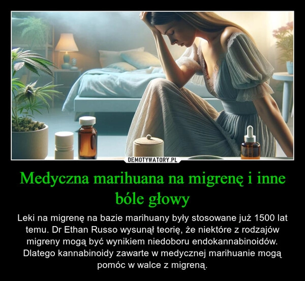 
    Medyczna marihuana na migrenę i inne bóle głowy