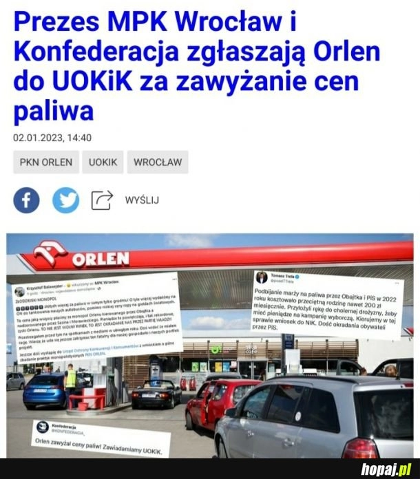 
    Orlen w tarapatach... ?