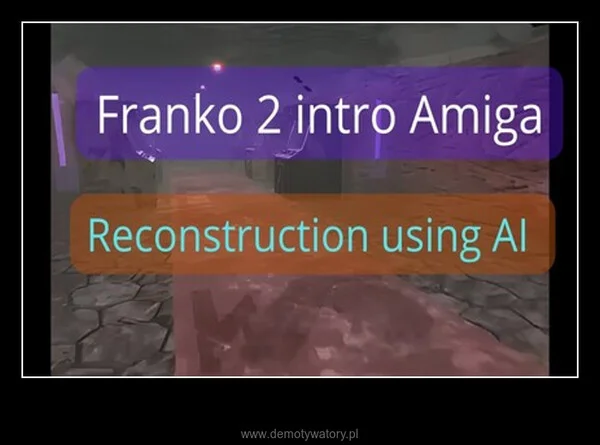 
    Oryginaln intro z 1997 roku do nigdy niewydanej gry na Amigę Franko 2 doczekało się renowacji z użyciem AI
