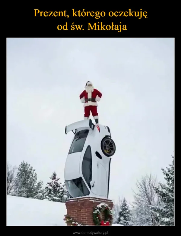 
    Prezent, którego oczekuję od św. Mikołaja