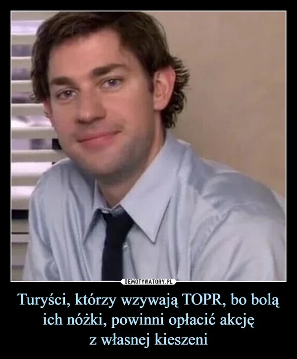 
    Turyści, którzy wzywają TOPR, bo bolą ich nóżki, powinni opłacić akcję z własnej kieszeni