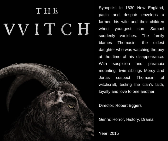 
    Unsolicited Movie Recommendation #13: The Witch (2015)