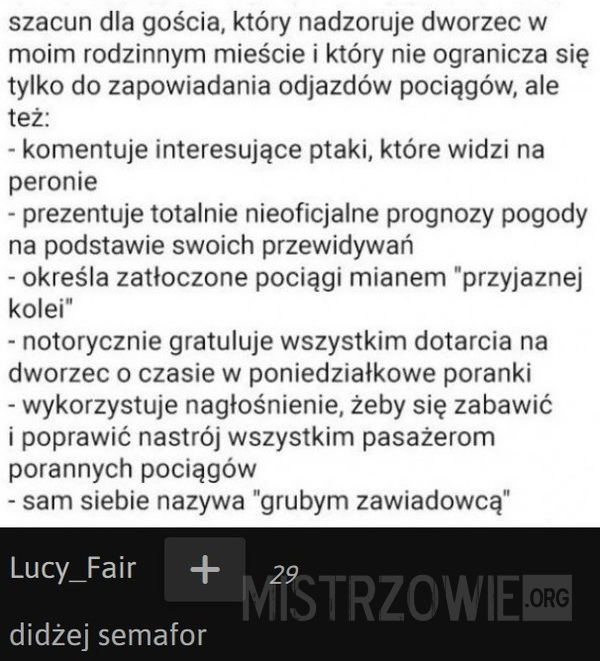 
    
			Gruby zawiadowca					