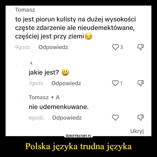 
    Polska języka trudna języka