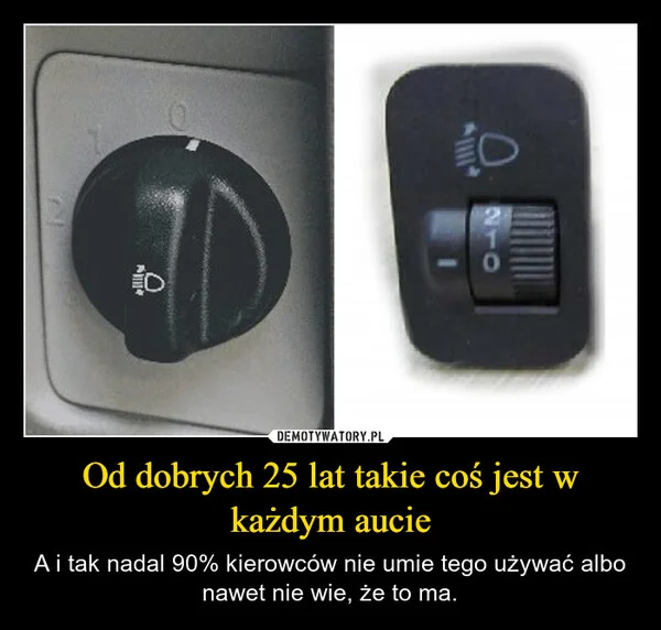 
    Od dobrych 25 lat takie coś jest w każdym aucie