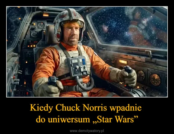 
    Kiedy Chuck Norris wpadnie do uniwersum „Star Wars”