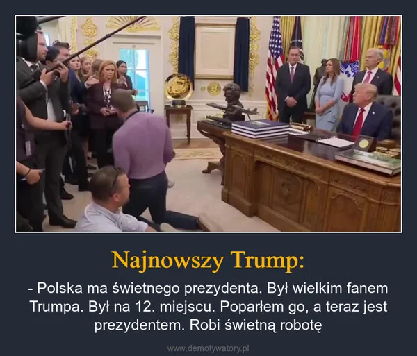 Najnowszy Trump: