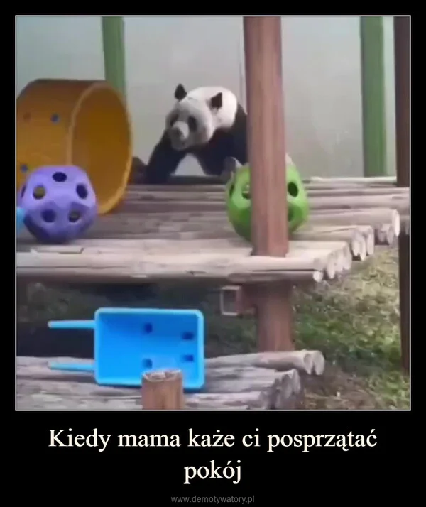 Kiedy mama każe ci posprzątać pokój