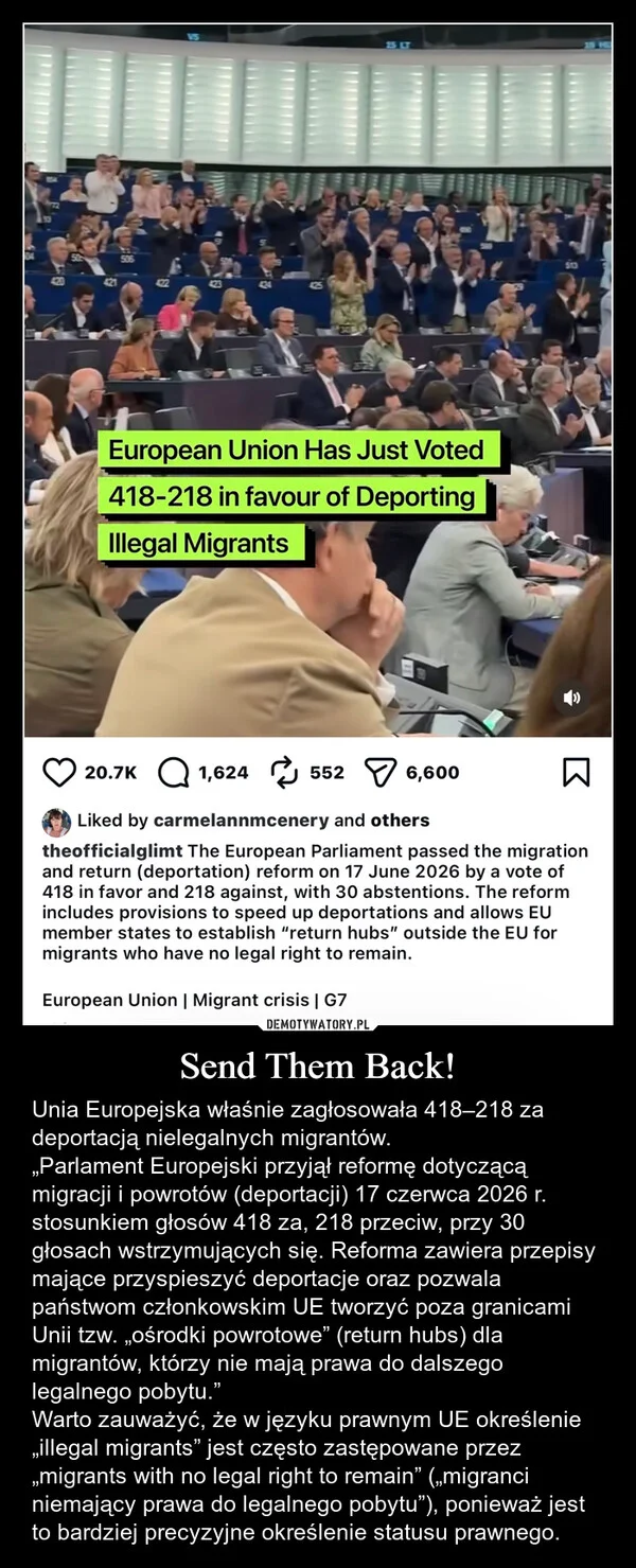 
    Send Them Back!